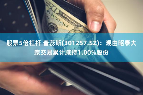 股票5倍杠杆 普蕊斯(301257.SZ)：观由昭泰大宗交易累计减持1.00%股份