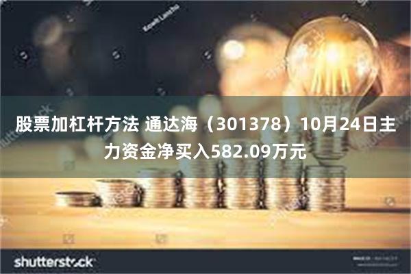 股票加杠杆方法 通达海（301378）10月24日主力资金净买入582.09万元